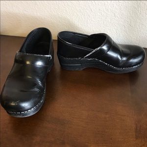 Dansko black clogs